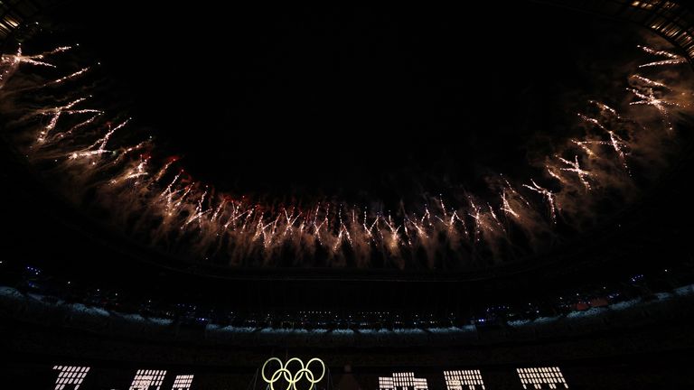 The Olympics started of with a muted and subdued ceremony this year, largely due to the pandemic 