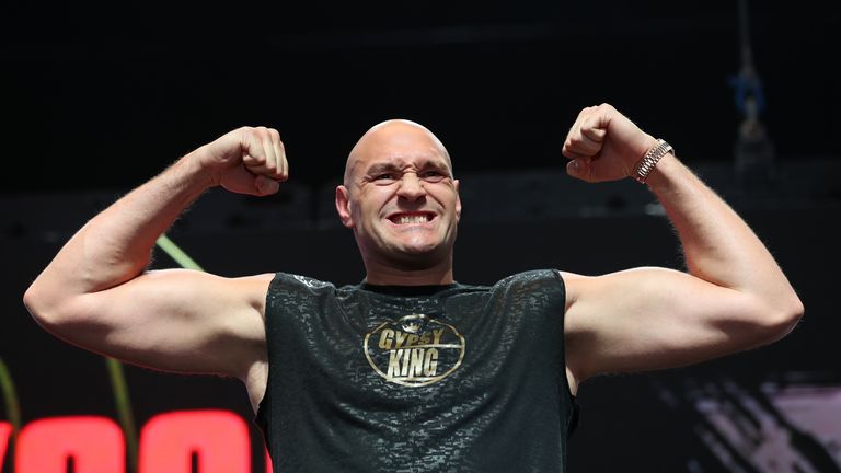 File photo dated 21-02-2020 of Tyson Fury. Issue date: Thursday April 29, 2021.
