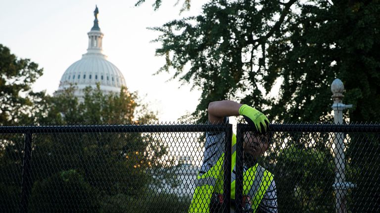 The removal of the fence comes six months after the riots in Washington DC