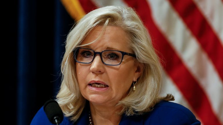 U.S. Representative Liz Cheney (R-WY) delivers an opening statement during the opening hearing of the U.S. House (Select) Committee investigating the January 6 attack on the U.S. Capitol, on Capitol Hill in Washington, U.S., July 27, 2021. REUTERS/Jim Bourg/Pool