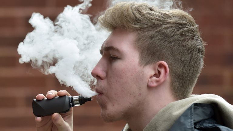 The WHO warned vapes could act as a "gateway" to tobacco consumption