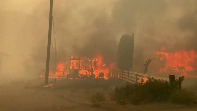 A wildfire that began after three days of record-breaking temperatures has destroyed most of the small western Canadian town of Lytton and damaged a nearby hydro power station, a local politician said on Thursday (July 1).