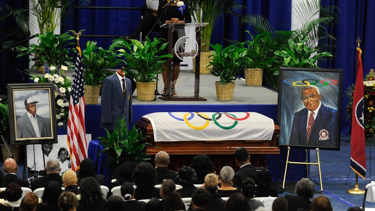 Tyus said Ed Temple &#39;made me who I am today&#39; at his memorial in 2016