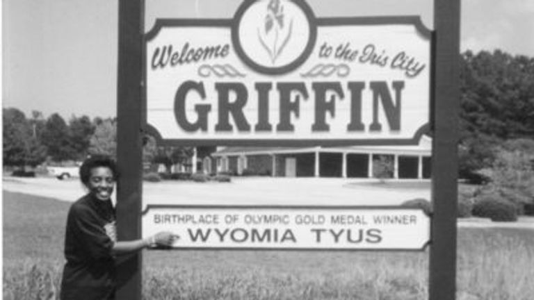 Tyus at the Wyomia Tyus Olympic Park in Griffin, Georgia. (Picture: Duane Tillman/Akashic Books)