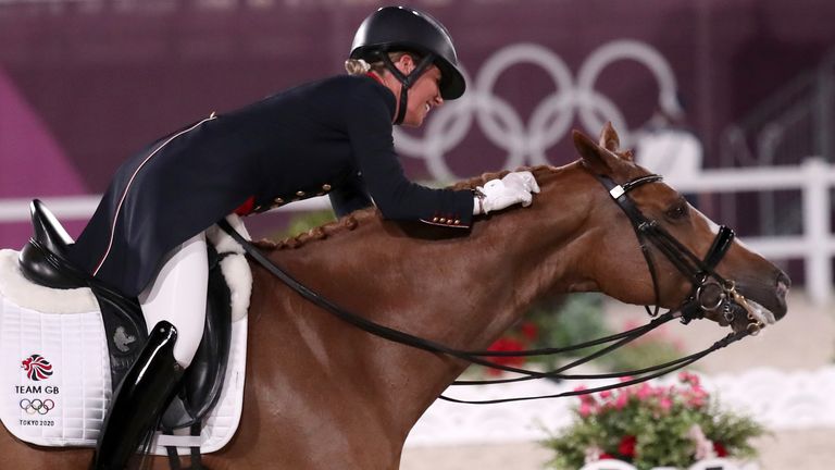 Ben Ransom says Charlotte Dujardin had to strike up a partnership with a new horse to win her sixth Olympic medal and become Britain's most-decorated female Olympian