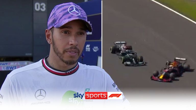 Pembalap Mercedes Lewis Hamilton mengatakan Max Verstappen sangat agresif selama pertempuran wheel-to-wheel di tahap awal Grand Prix Inggris