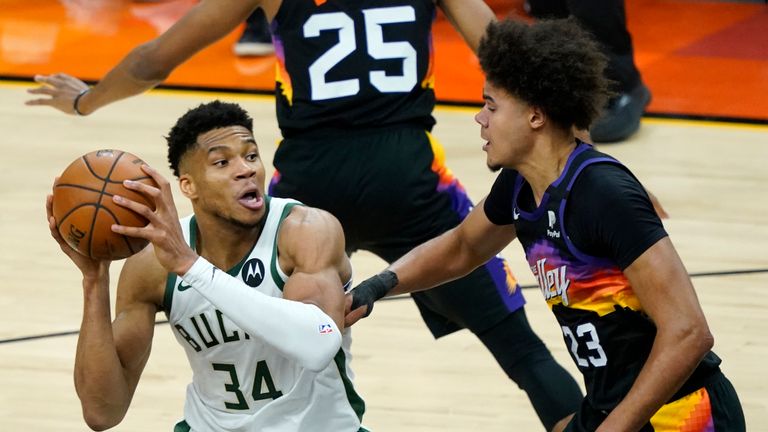 Game 1 Bucks 105 118 Suns Video Watch TV Show Sky Sports
