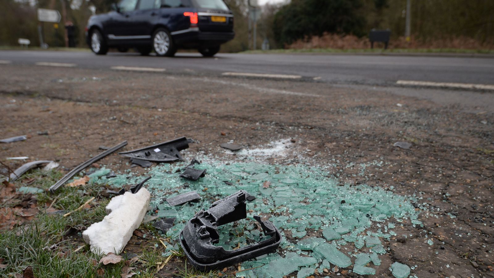 Speed limit to be cut on road where Prince Philip crashed his car after