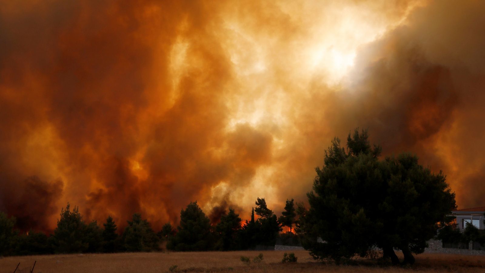 Greece Devastating wildfires continue to rage near Athens World News