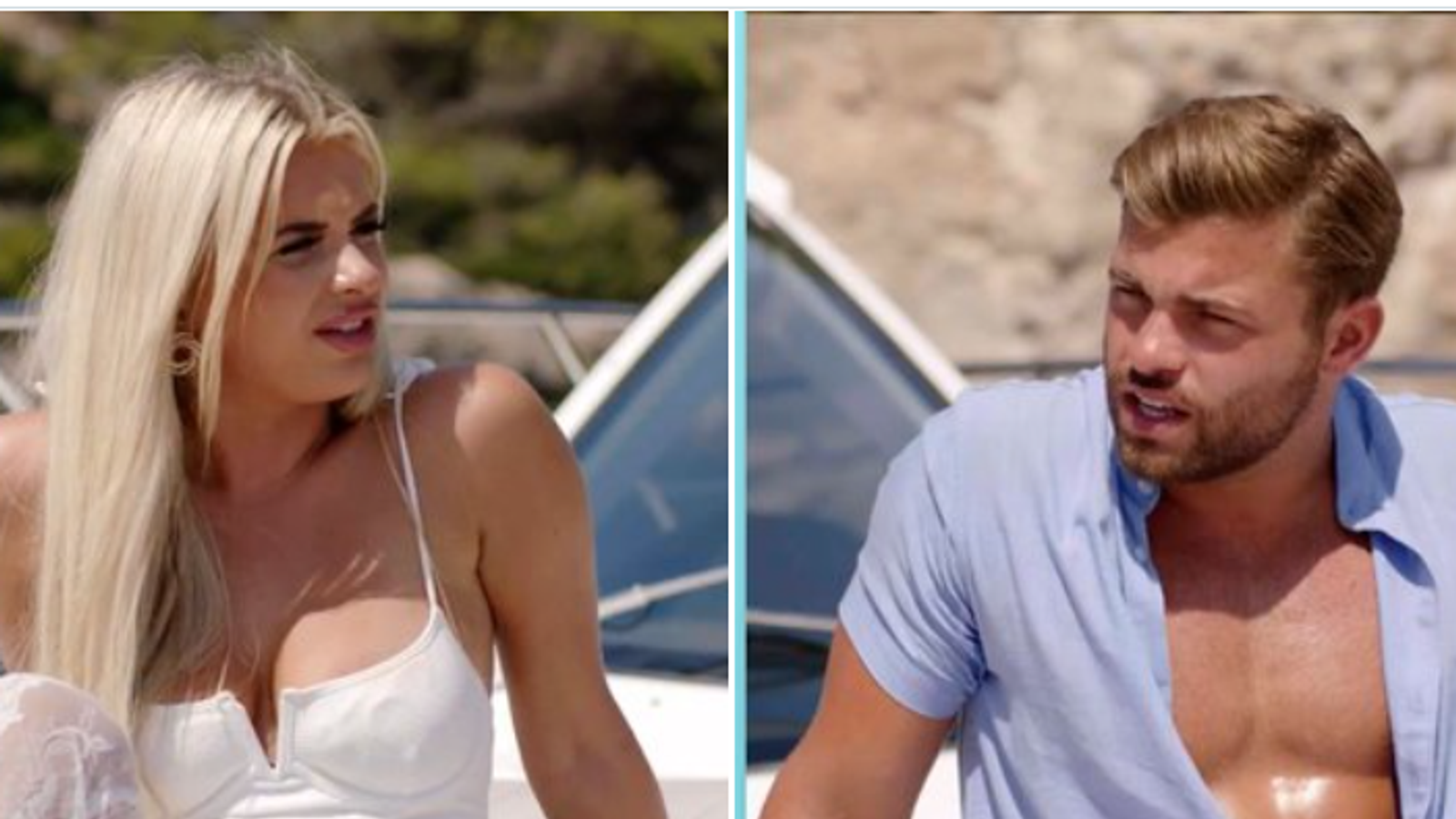 Love Island: Liberty Poole and Jake Cornish leave the villa after splitting up days before the show’s final