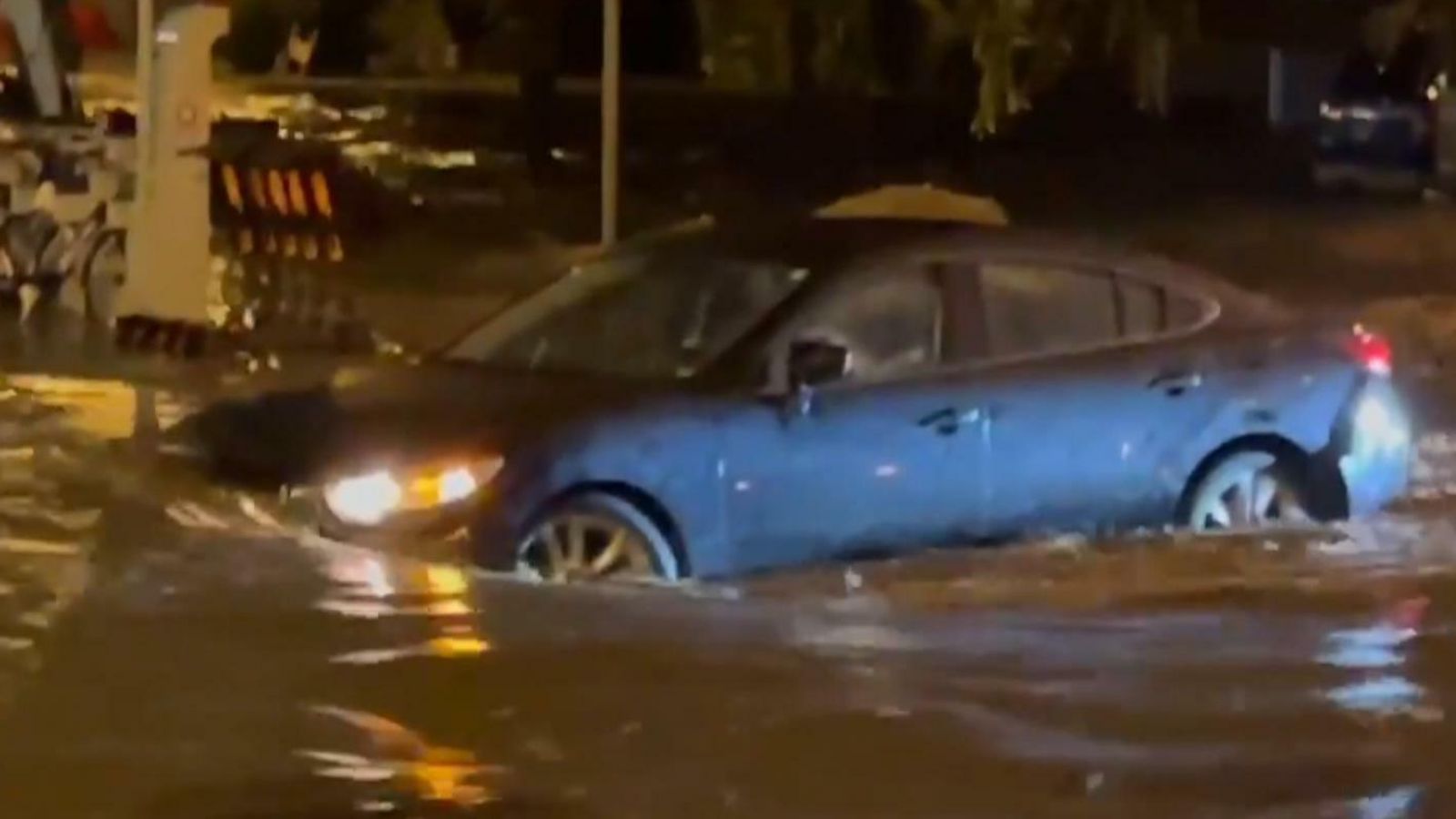 Nebraska: Cars float down flooded road in Omaha | US News | Sky News