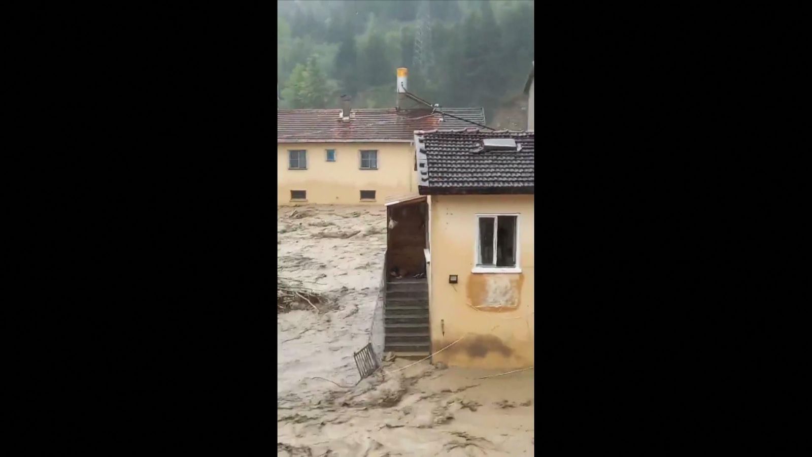 Extreme weather in Turkey has caused severe floods and mudslides