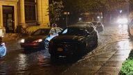 Floods in New Jersey as storm from Hurricane Henri hits the coast