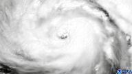 A satellite image of Hurricane Ida which is expected to hit Louisiana on Sunday Pic: NOAA via AP 