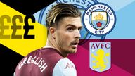 Jack Grealish is among several players that have moved clubs for huge sums this summer