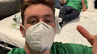 Flanagan posted this picture after the incident on Twitter. Pic: Patrick Flanagan
