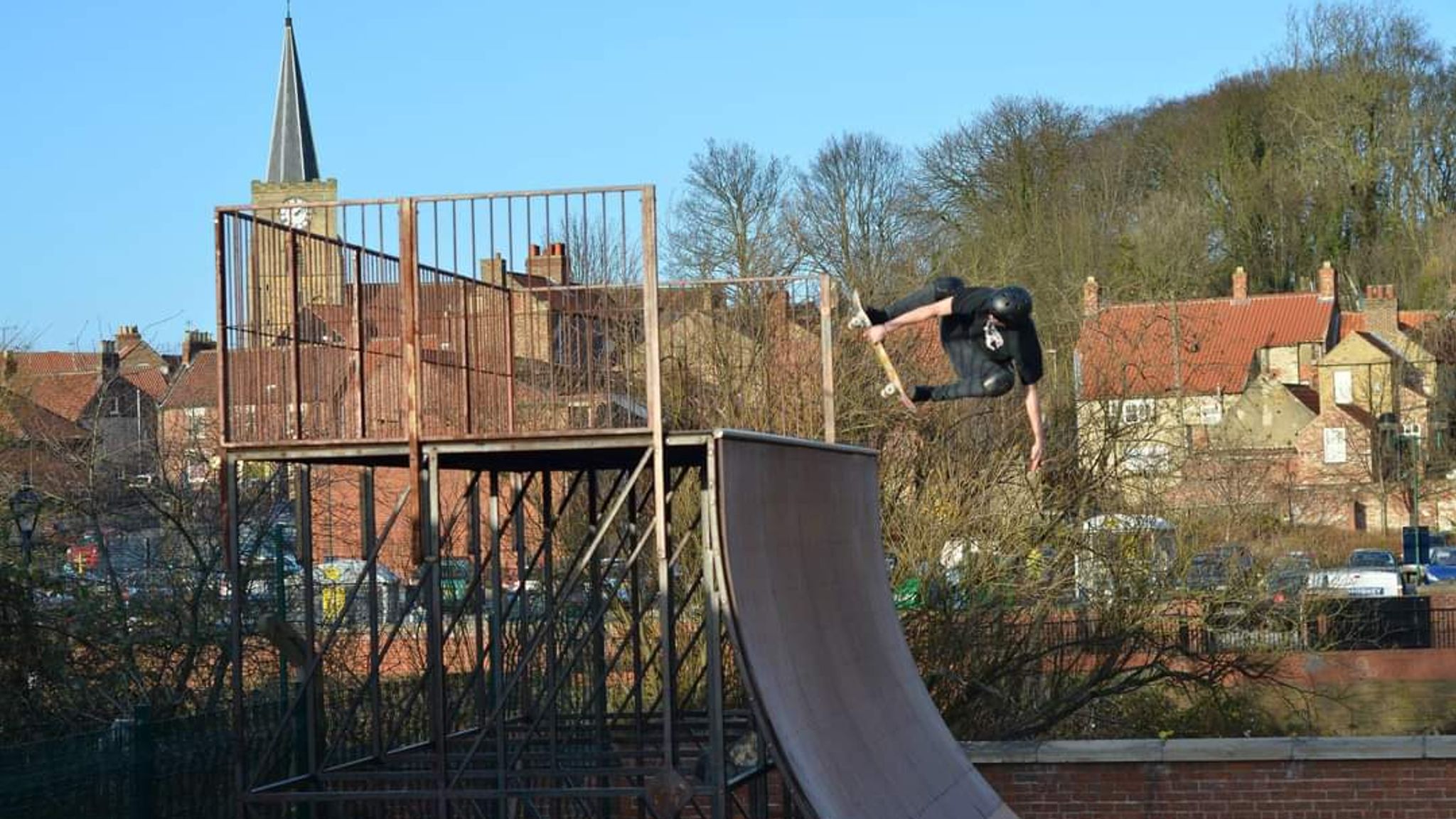 One of the world's most famous skateboarders piles pressure on small