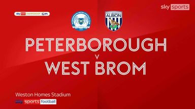 Peterborough 0-1 West Brom 