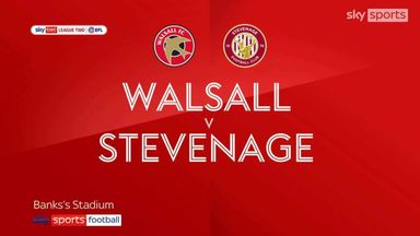 Walsall 1-0 Stevenage