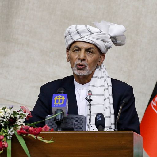 Ousted Afghan president in UAE 'on humanitarian grounds'