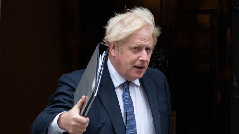 Prime Minister Boris Johnson leaves 10 Downing Street, London, as Parliament is recalled to discuss situation in Afghanistan. Picture date: Wednesday August 18, 2021.