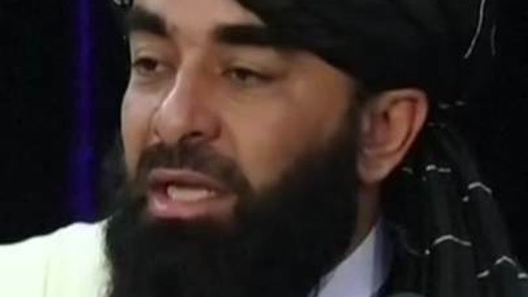 Taliban spokesperson Zabiullah Mujahed says the group &#39;recognises the rights to women that Islam gave them&#39;, adding women can &#39;work, go to school, and can work in schools and in hospitals&#39;.
