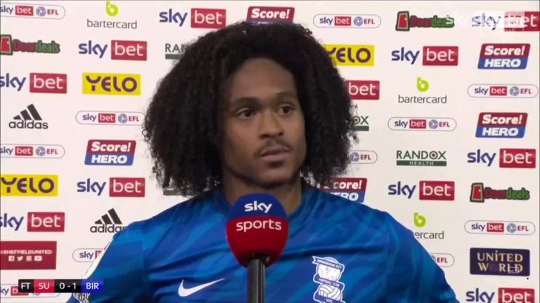 Tahith Chong gets man-of-match on his Birmingham debut