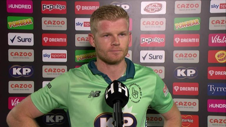 Le capitaine des Oval Invincibles, Sam Billings, a été nommé héros du match après avoir mené son équipe à la victoire contre le Welsh Fire