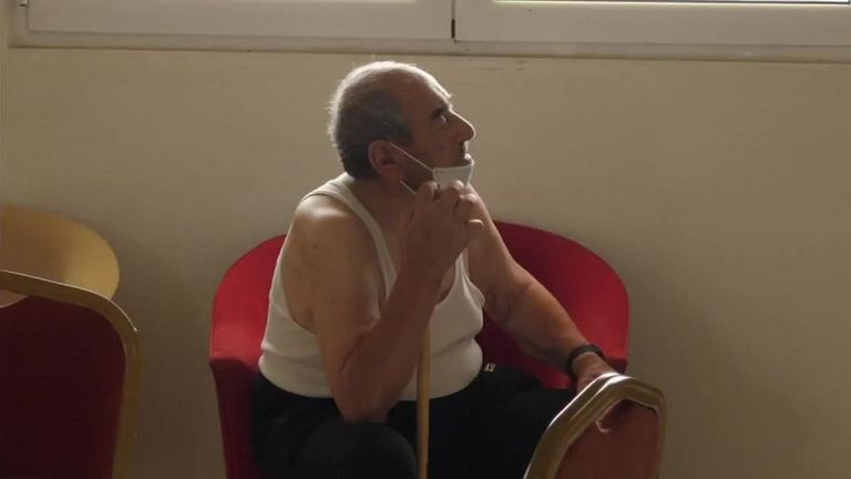 Elderly Greek resident