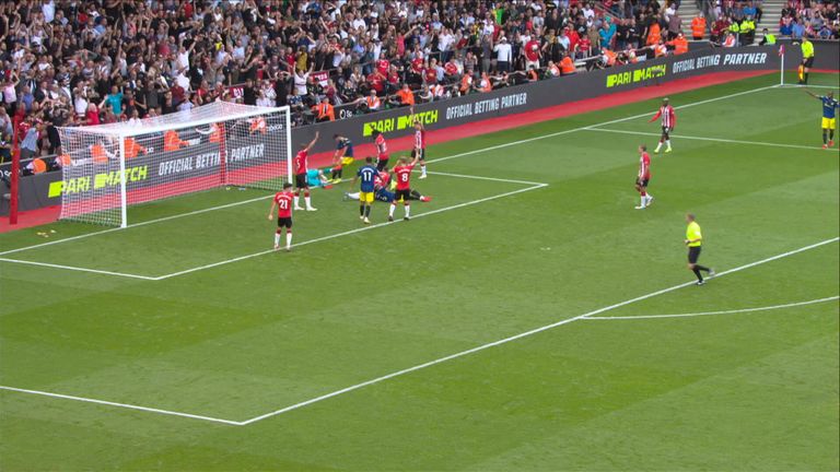Save A McCarthy (65) Southampton 1 - 1 Manchester Utd