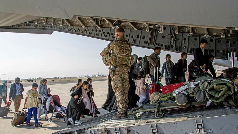The British government has sent troops back to Afghanistan to help evacuate British nationals, but Paul Farthing&#39;s wife and employee have not managed to board a flight