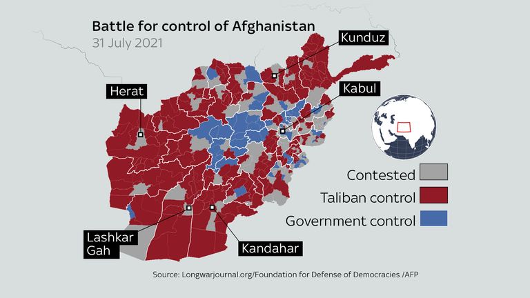 Since the withdrawal of western forces, violence in the country has increased