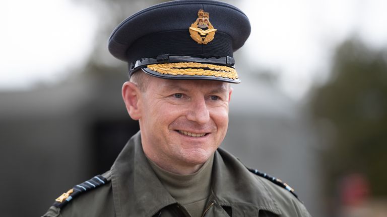 Air Chief Sir Mike Wigston spoke to The Daily Telegraph