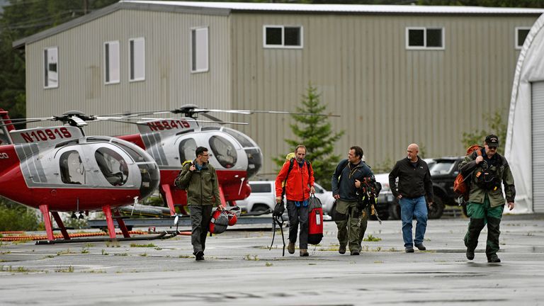 Rescuers found the crash sight but all of the passengers had died after the crash