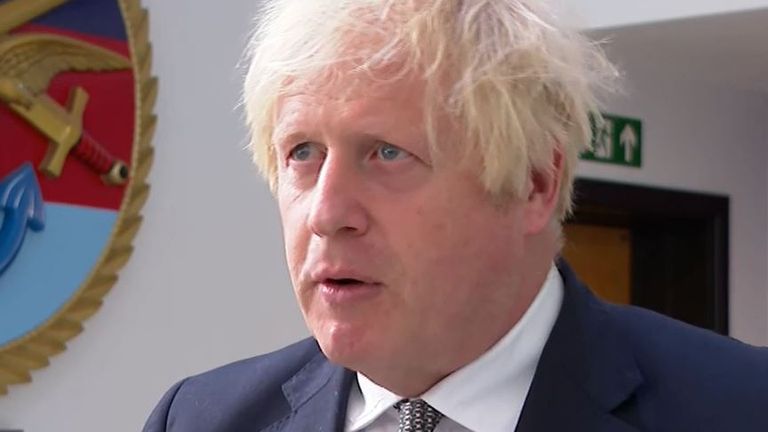 Boris Johnson spells out how he sees a deal with the Taliban unfolding where people will still be able to leave Afghanistan