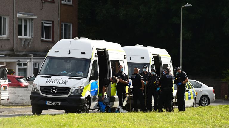 Detectives are not looking for anyone else in connection with the murder. Pic: Wales News Service