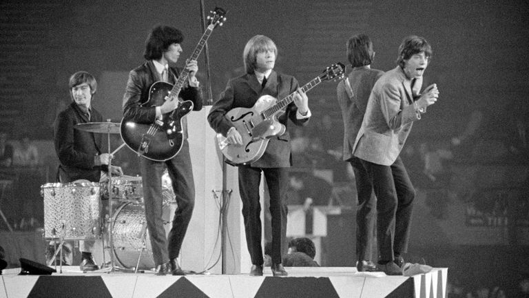 The Rolling Stones performing in 1964. Pic: Bill Orchard/Shutterstock 