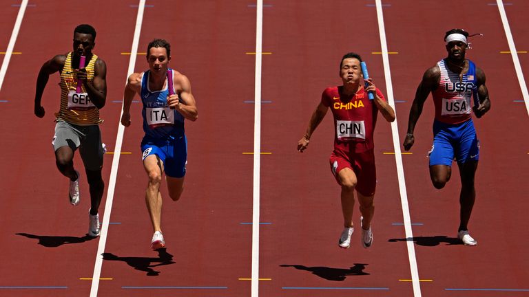 China won the heat while the US was sixth. Pic: AP