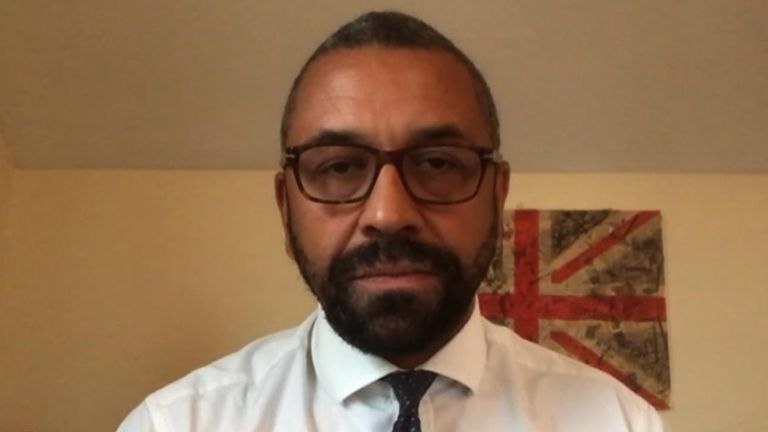 James Cleverly says the government is sceptical about the Taliban&#39;s commitment not to carry out reprisals.