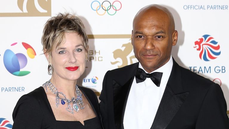 Colin Salmon and his wife Fiona Hawthorne and their children fell ill with coronavirus. File pic: Action Images/Peter Cziborra