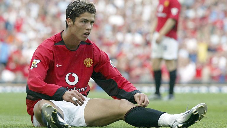 Cristiano Ronaldo was 18 when he first joined Manchester United in 2003