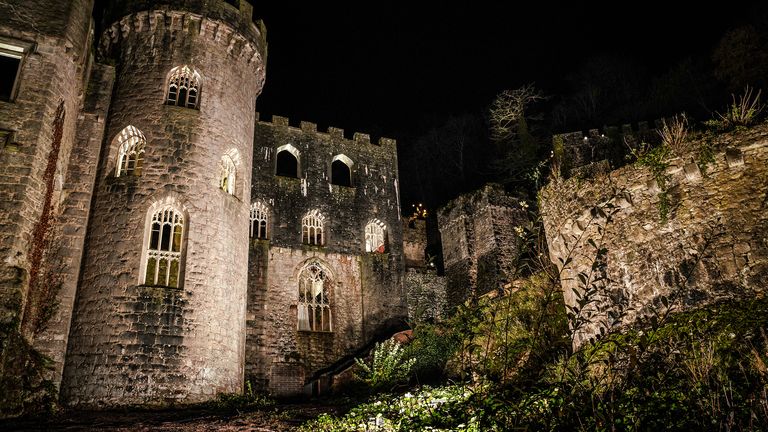 Undated handout photo issued by I&#39;m A Celebrity...Get Me Out Of Here! of Gwrych Castle, Abergele, North Wales, which has been transformed into a campsite for 10 stars ahead of the new series.