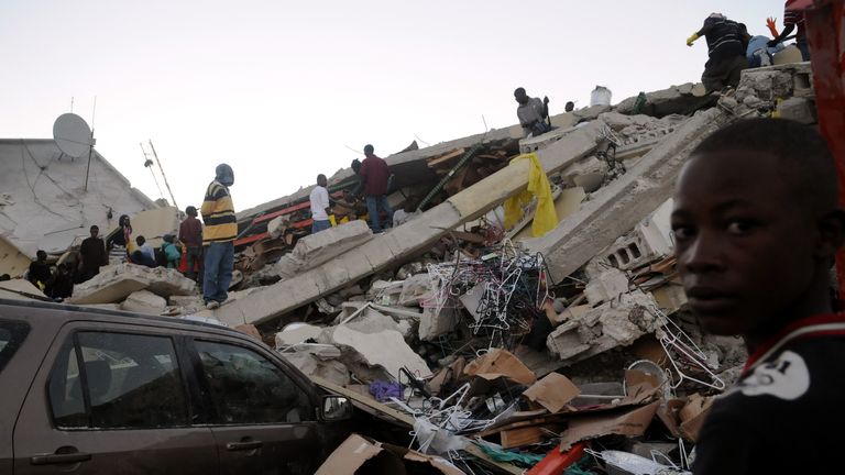 The country is still recovering from an earthquake in January 2010. Pic: AP
