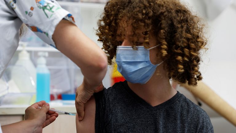 Israel&#39;s health ministry said it would vaccinate 12-15 year olds in the country because the benefits outweighed the risks