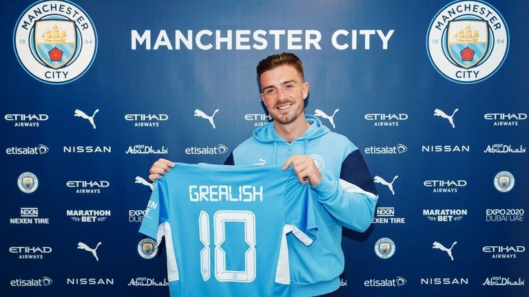 Jack Grealish.  Photo : Manchester City