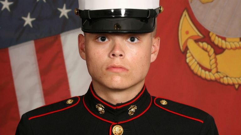 An undated photo of Jared Schmitz, 20, a Marine among the thirteen U.S. service members who were killed in a deadly airport suicide bombing in Kabul, Afghanistan on August 26, 2021. U.S. Marines/Handout via REUTERS THIS IMAGE HAS BEEN SUPPLIED BY A THIRD PARTY