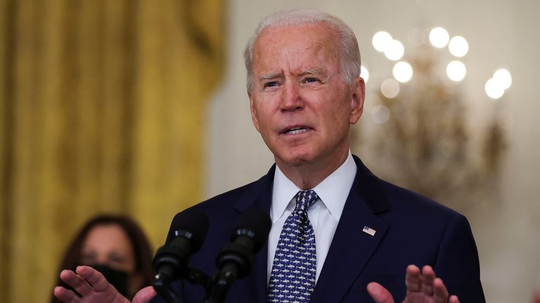 President Biden says Afghan leaders have to "come together"