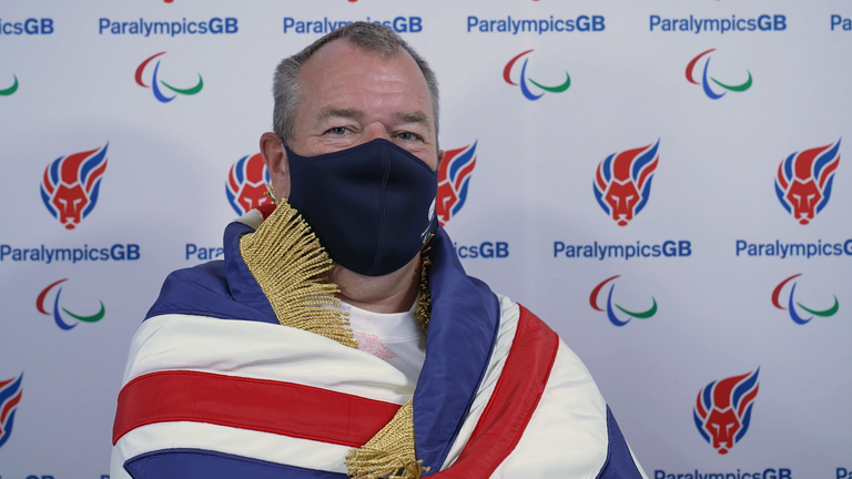 John Stubbs is the oldest competitor in the ParalympicsGB Team