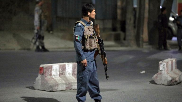 Afghanistan Three Dead After Explosion In Kabul S Green Zone World News Sky News