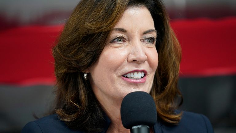 Kathy Hochul will take over from Andrew Cuomo as New York Governor.
